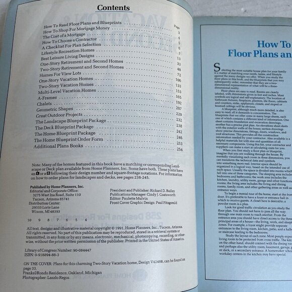 Vacation and Second Home 258 Designs for Recreation Retirement and Lei 1991 - Picture 3 of 5